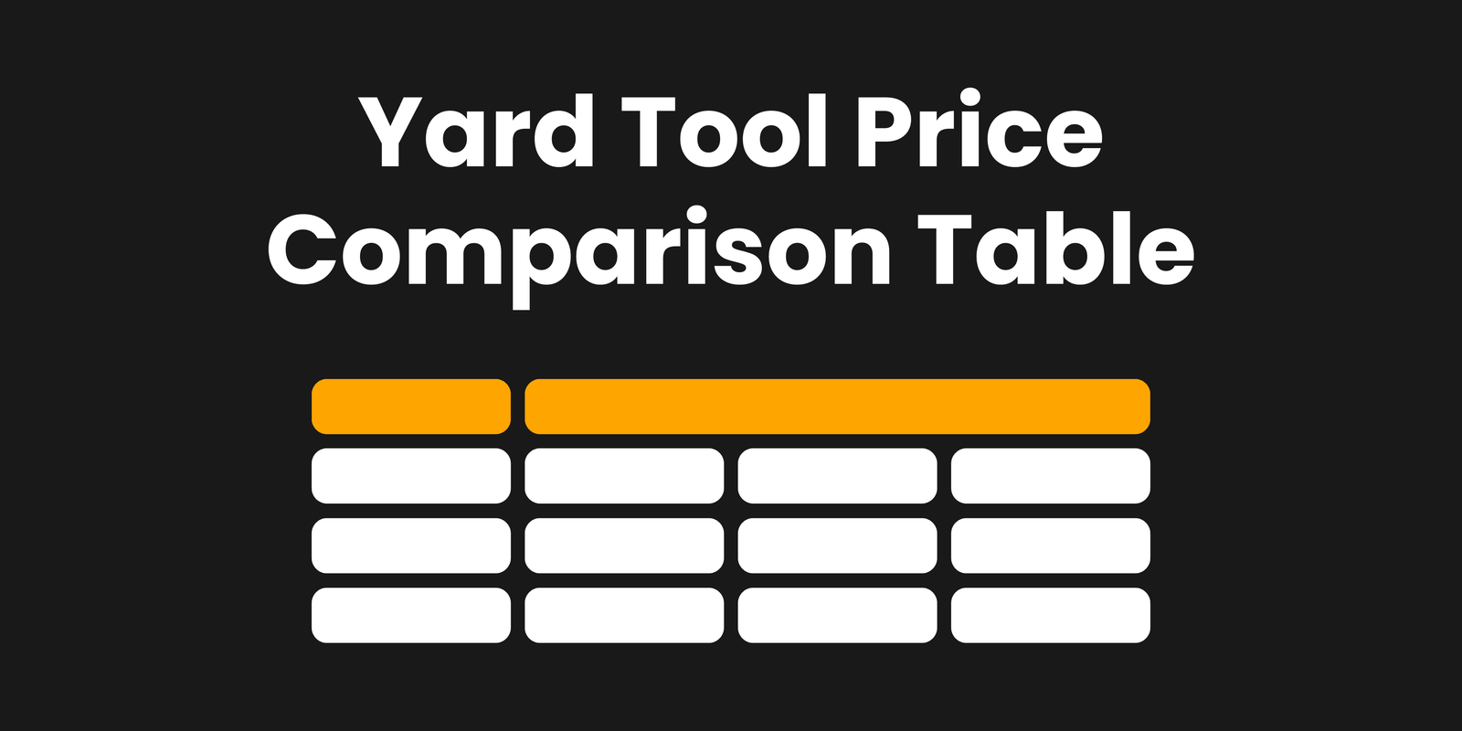 Power Yard Tool Prices by Quality: Full Cost Breakdown