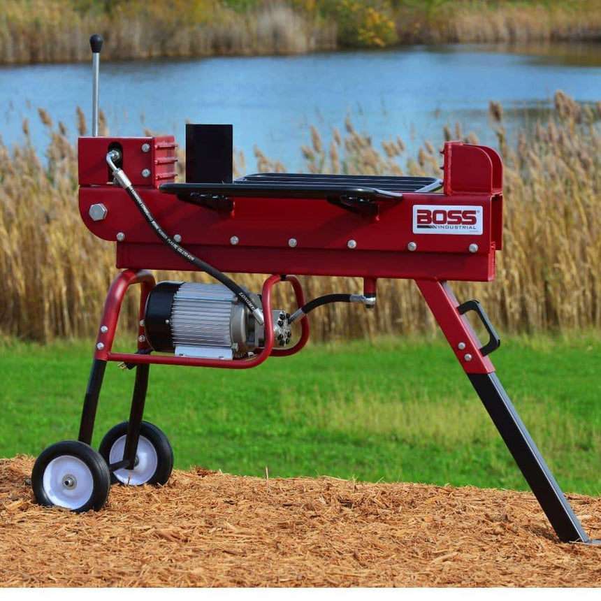 Boss Industrial ED10T20 10-Ton Electric Log Splitter