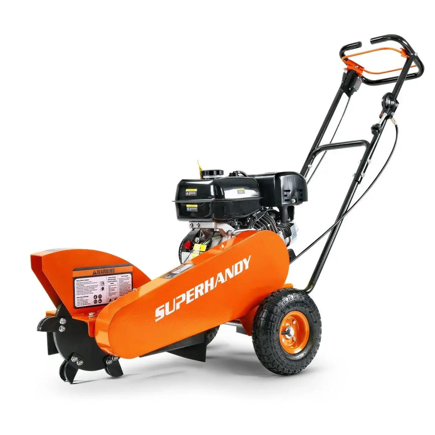 SuperHandy Stump Grinder Pro - 9HP, 12" Cutting Blade
