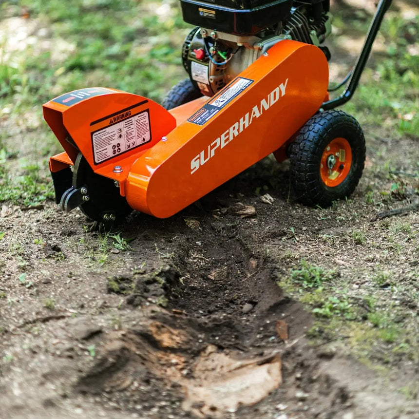 SuperHandy Stump Grinder Pro - 9HP, 12" Cutting Blade