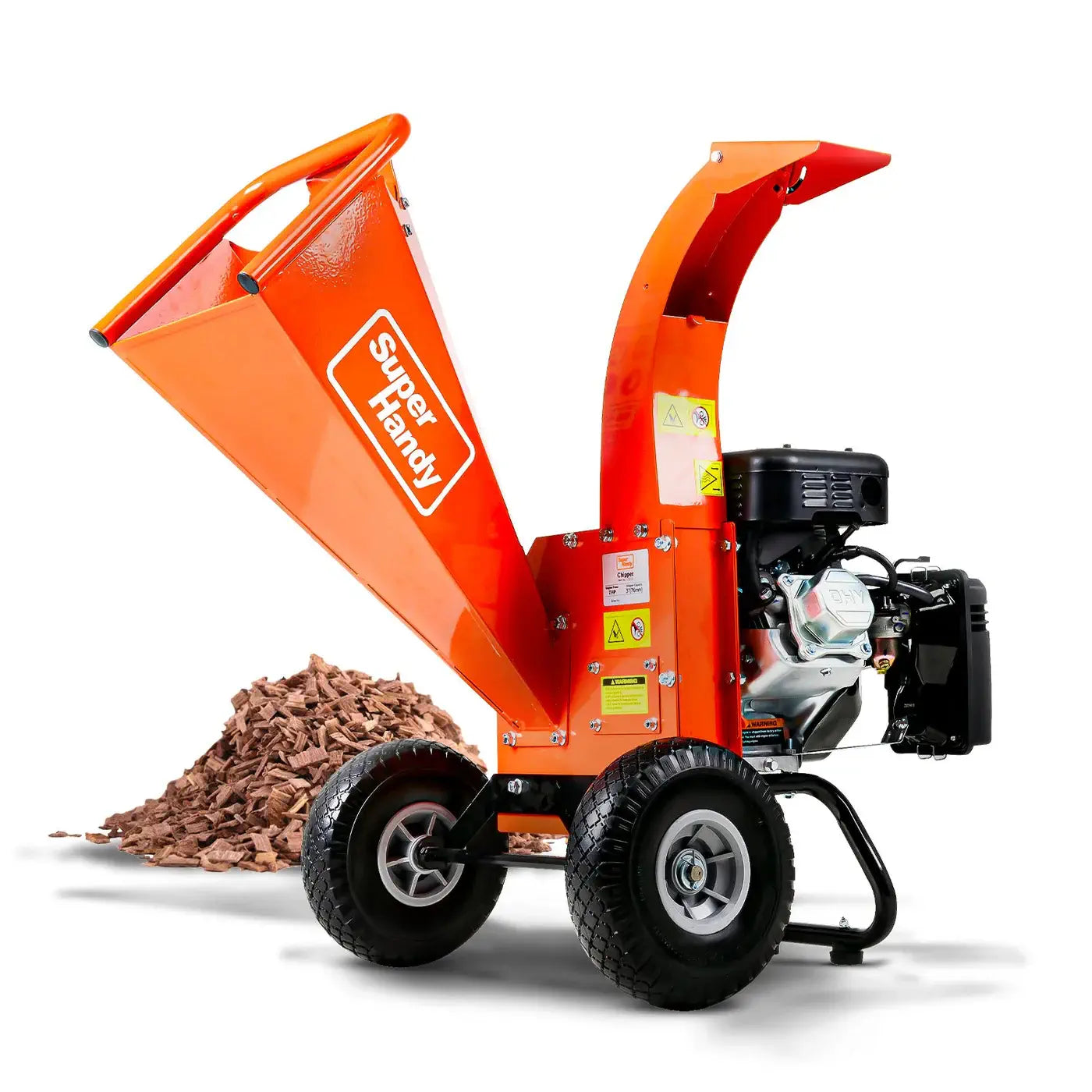 SuperHandy 3-Inch Gas Wood Chipper Mini - 7HP