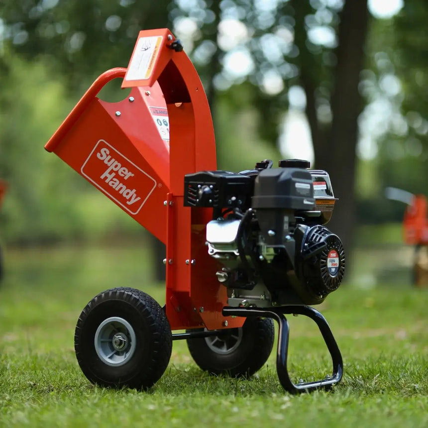 SuperHandy 3-Inch Gas Wood Chipper Mini - 7HP