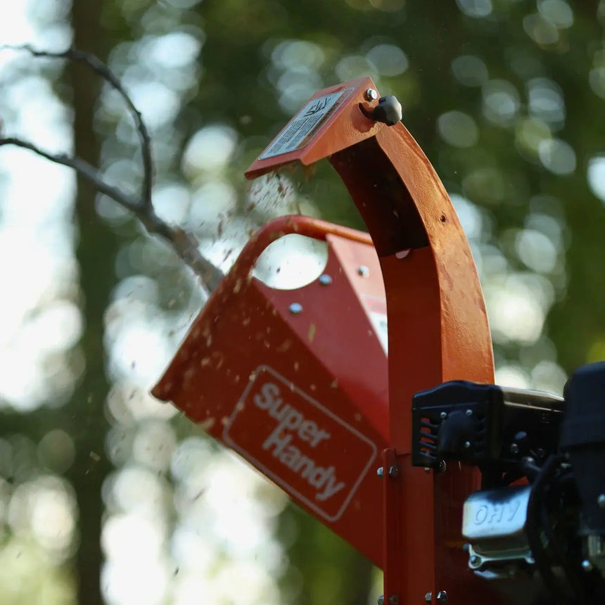 SuperHandy 3-Inch Gas Wood Chipper Mini - 7HP
