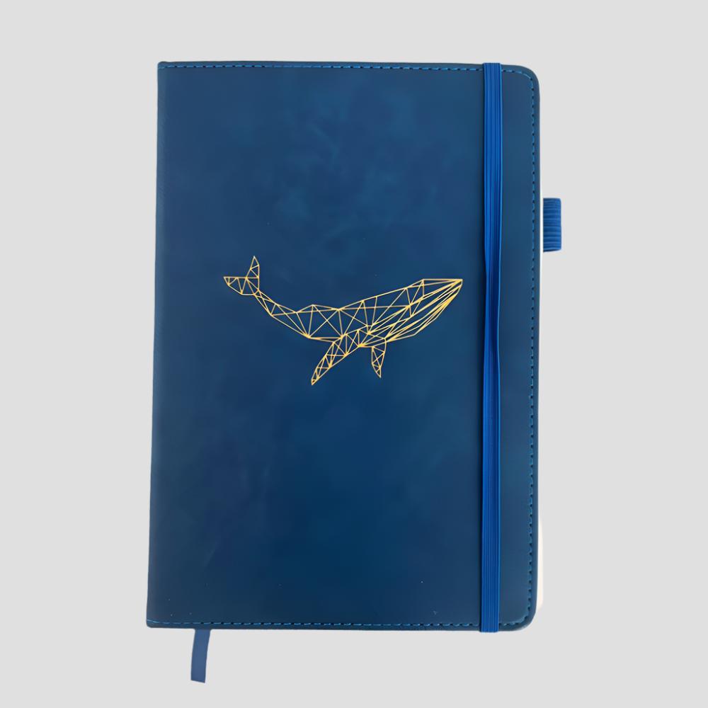 Notebook with Blue Soft Cover