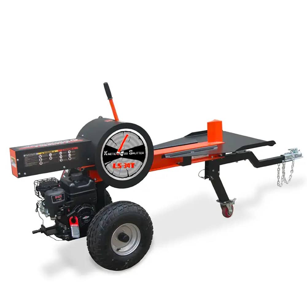 34-Ton Kinetic Gas Log Splitter with 6.5 HP